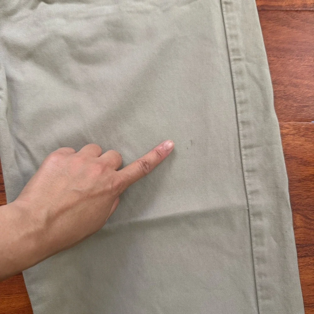 Levi 505 Mens Jeans Size 40x30 Denim Straight Leg Cotton Khaki Please See